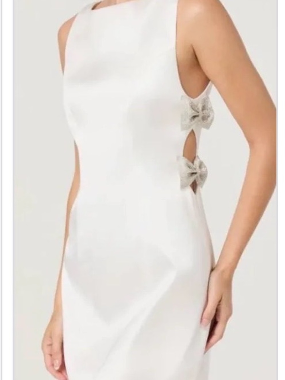 ASTR The Label Kinsey Dress with Side Bow Details